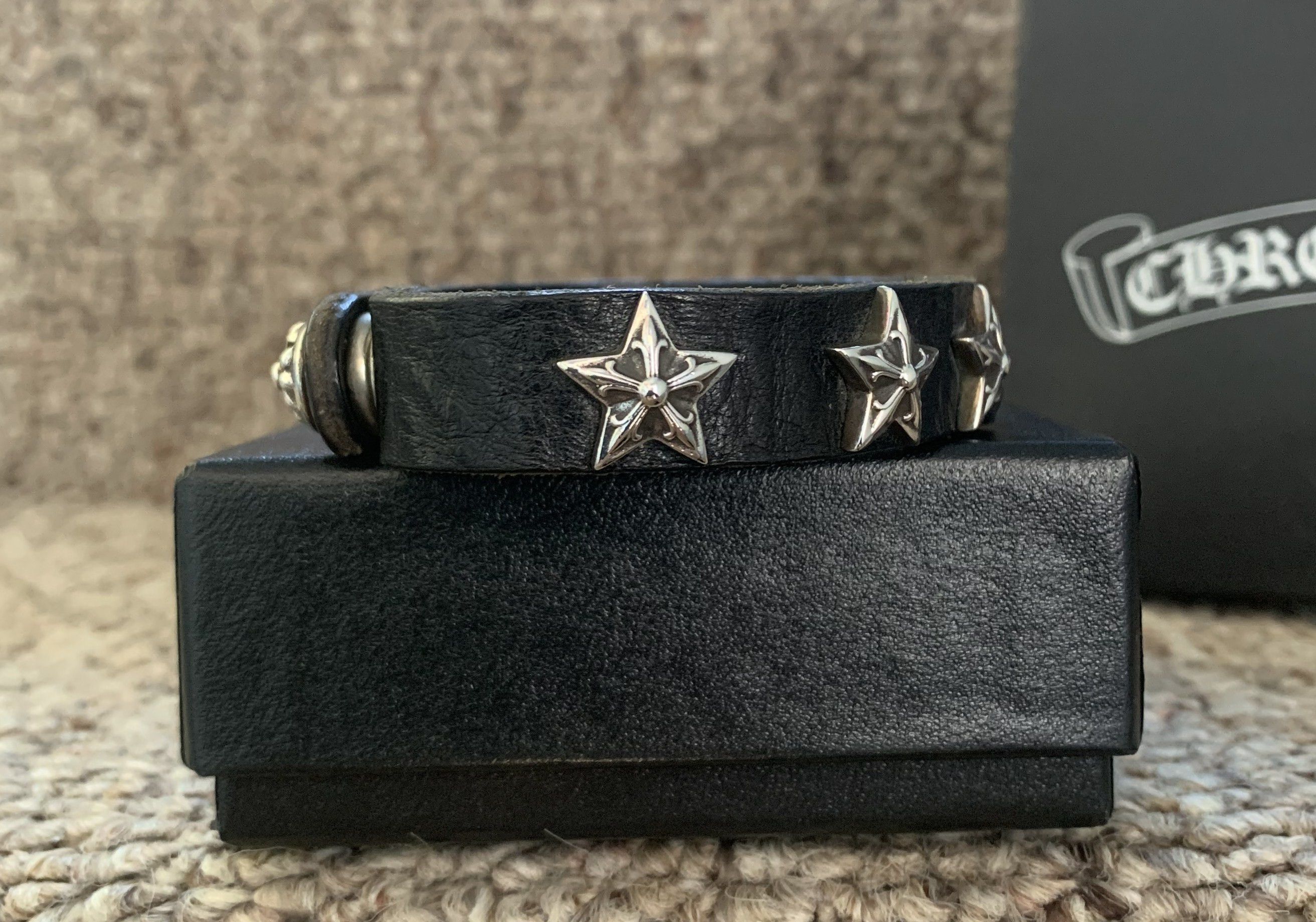 Chrome Hearts Chrome Hearts Adjustable Leather Silver Snap Bracelet Size ONE SIZE - 4 Thumbnail