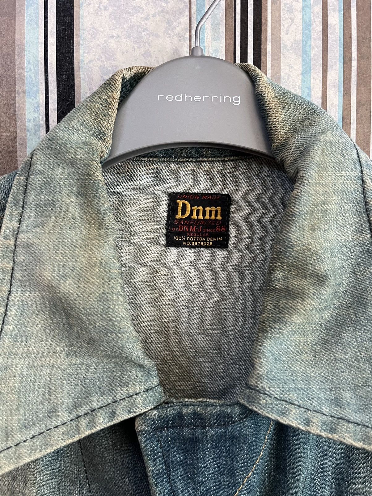 Denime DNM-J union made sanforized distress #A2 Size US M / EU 48-50 / 2 - 6 Thumbnail