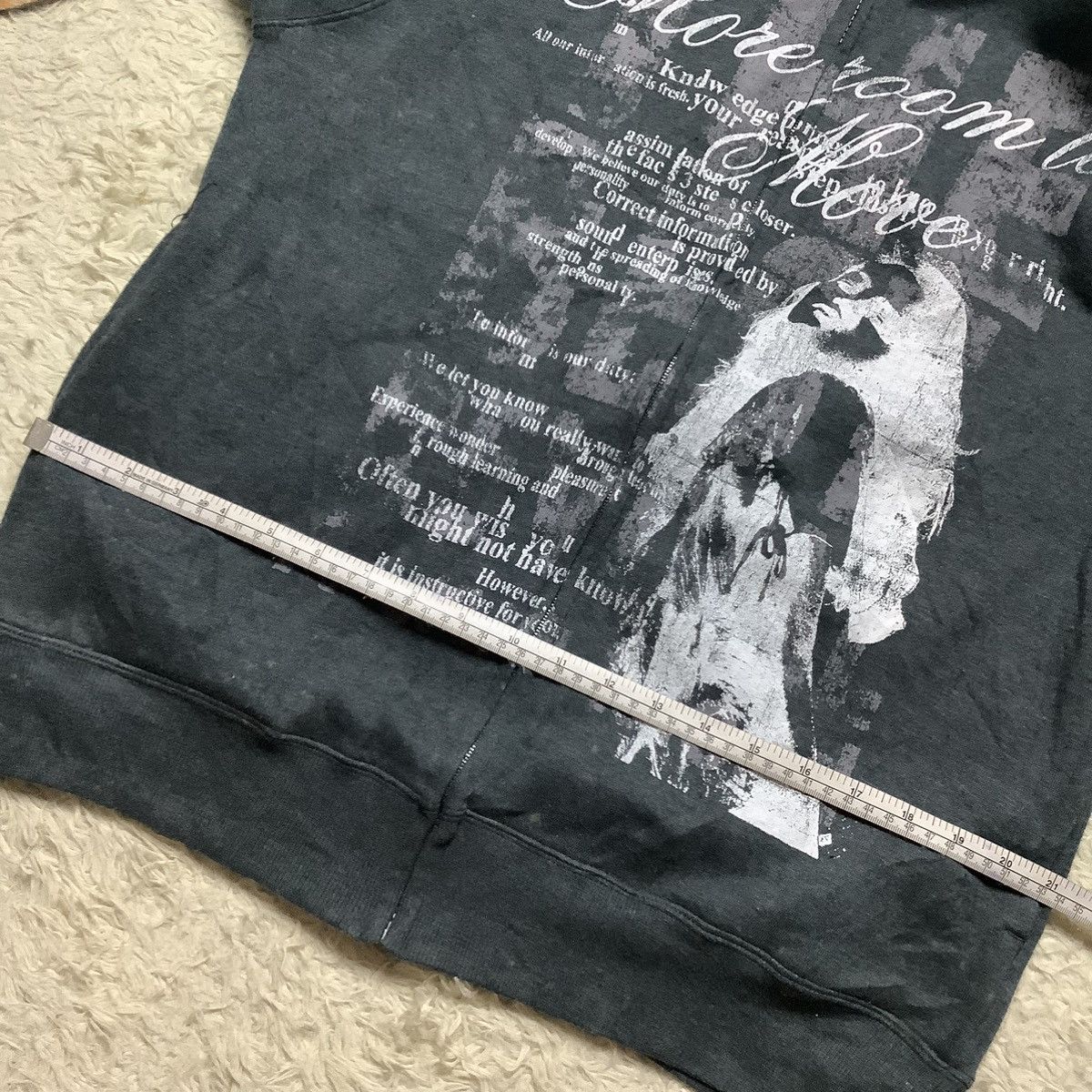 14th Addiction × Hysteric Glamour × If Six Was Nine 2000's More Room to Move Collins Hoodie Poem Style Size US L / EU 52-54 / 3 - 11 Thumbnail