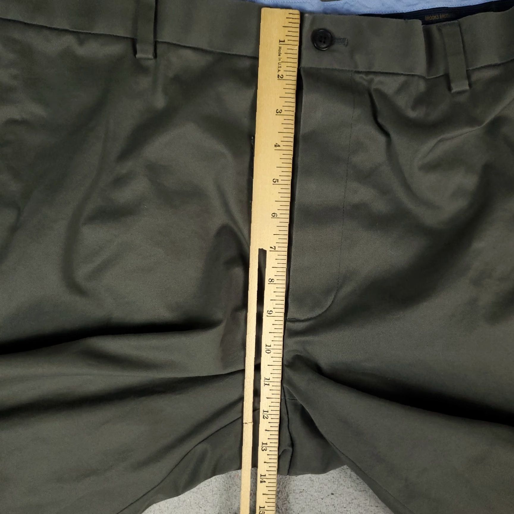 Brooks Brothers Brooks Brothers Pants Mens 42x32 Gray Chino Flat Front Straight 42 Regular Classic American Preppy Mens Size US 42 / EU 58 - 4 Thumbnail