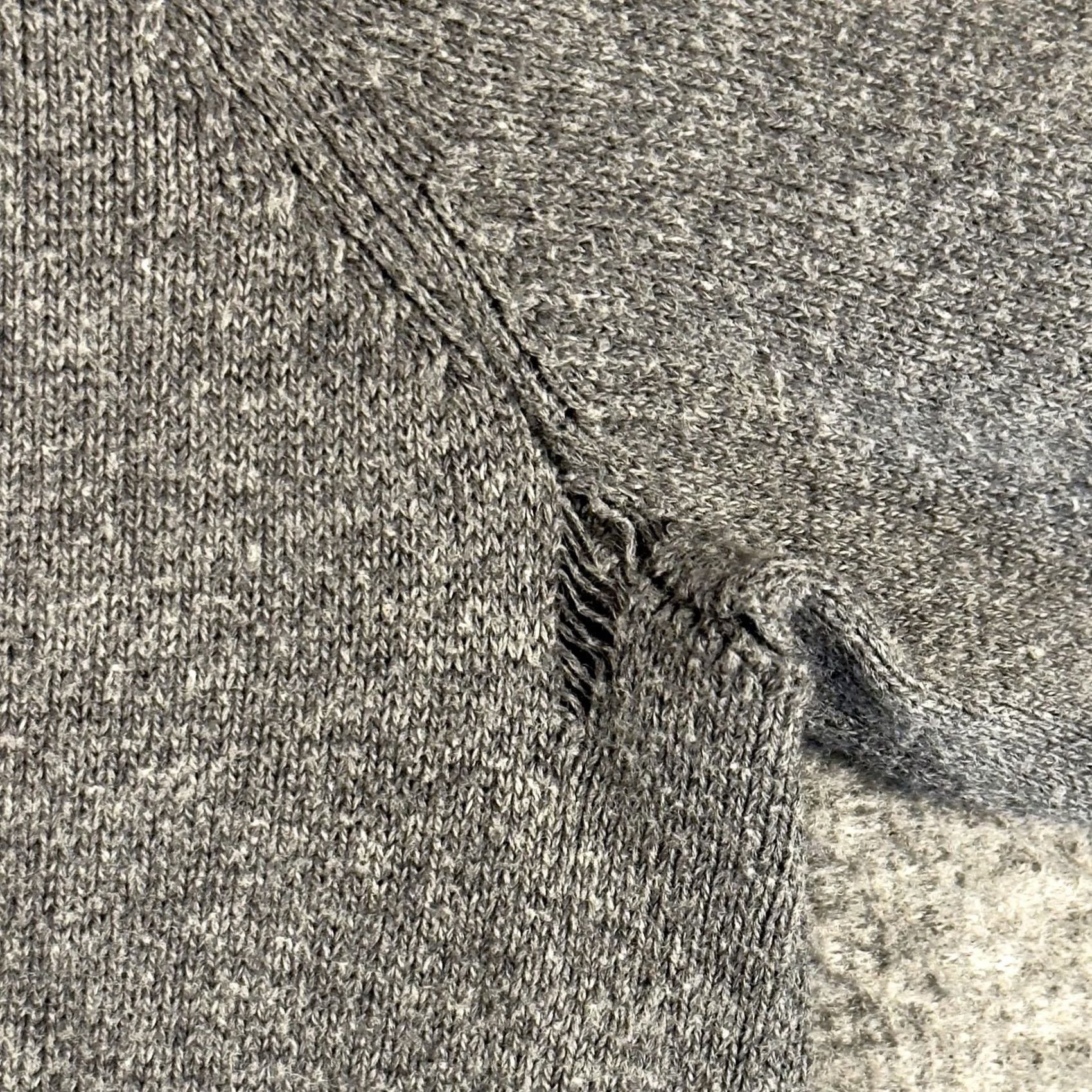 Vintage J Hilburn Sweater Mens XXL Gray Half Zip Cashmere Blend Mock Neck Pullover - Premium Quality & Size - Sale Size US XXL / EU 58 / 5 - 6 Thumbnail