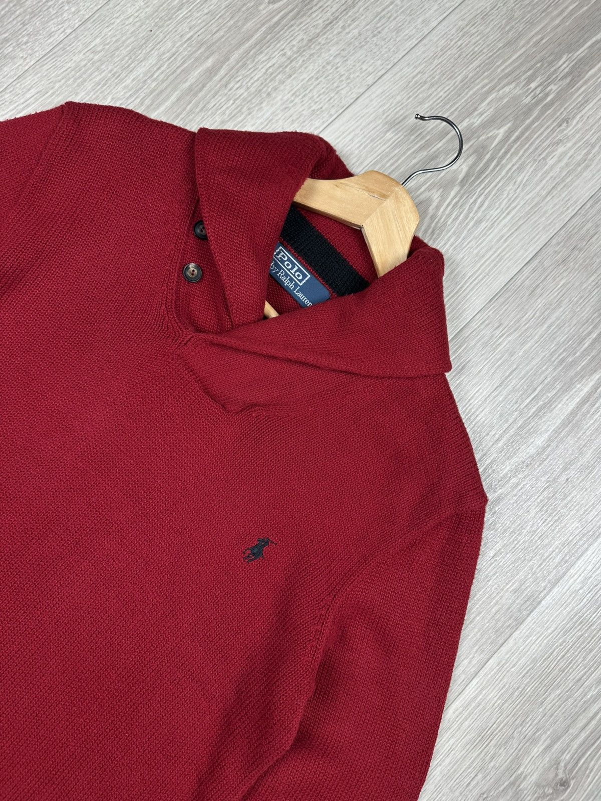 Polo Ralph Lauren Vintage Polo Ralph Lauren Red Cardigan Sweater Size S Size US S / EU 44-46 / 1 - 2 Thumbnail