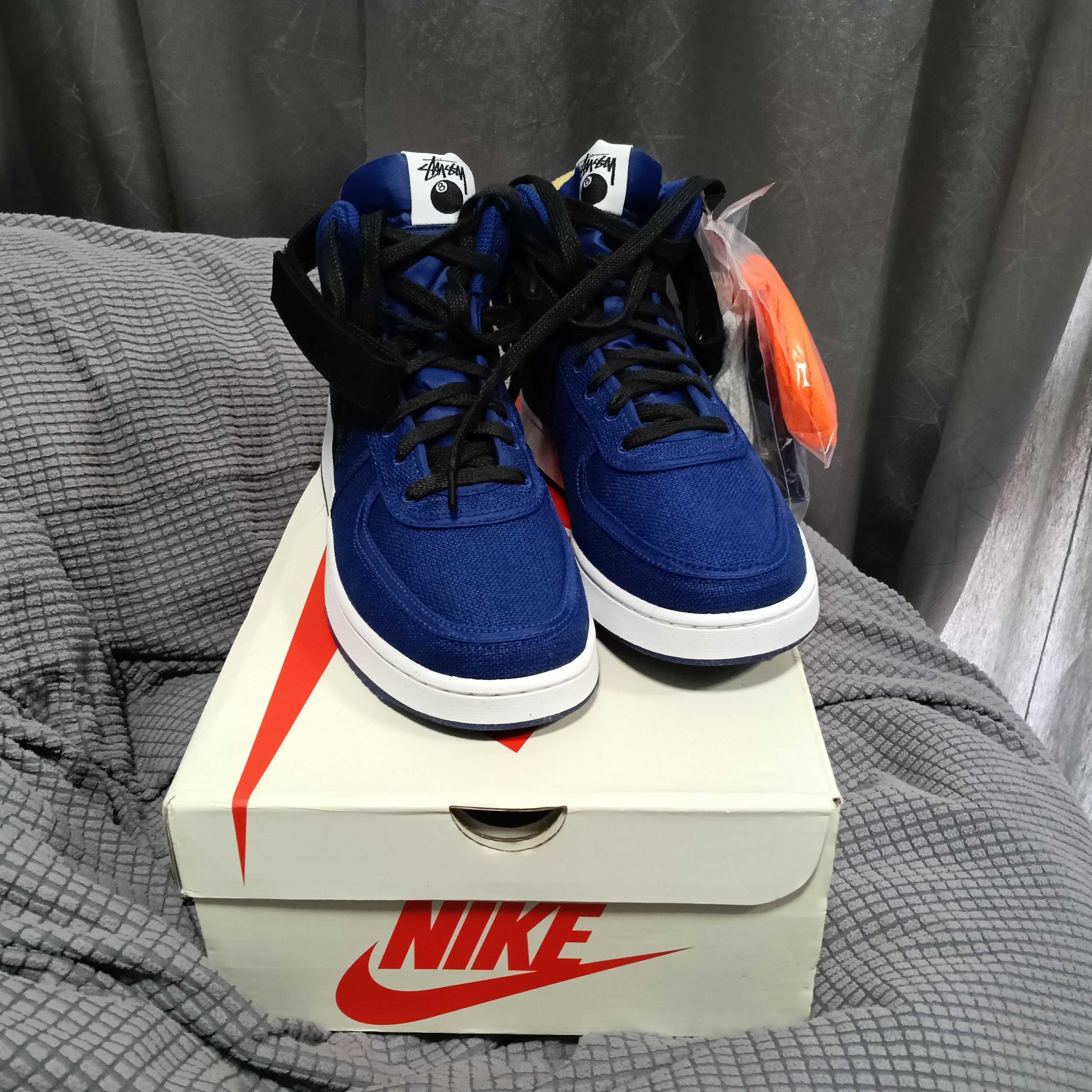 Nike × Stussy NIKE X STUSSY VANDAL HI ROYAL BLUE Size US 9.5 / EU 42-43 - 2 Thumbnail