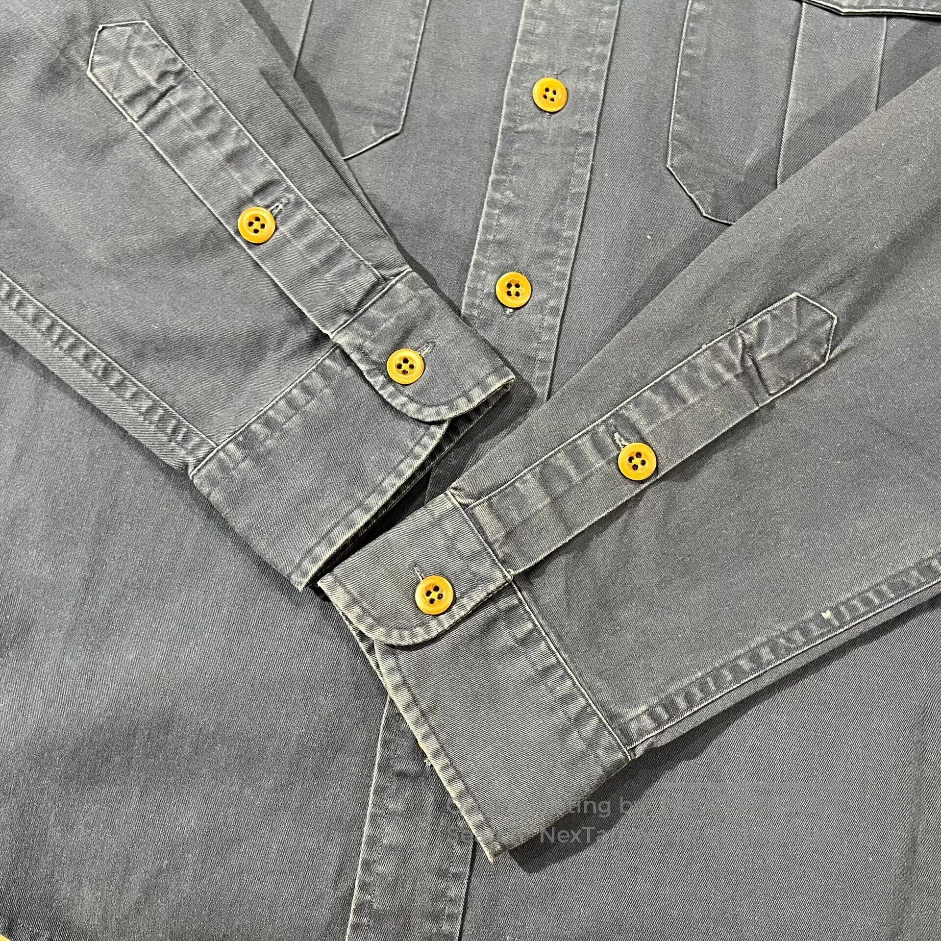 RRL Ralph Lauren Double RL Ralph Lauren Leather Patchwork Shirt. Size US M / EU 48-50 / 2 - 7 Thumbnail