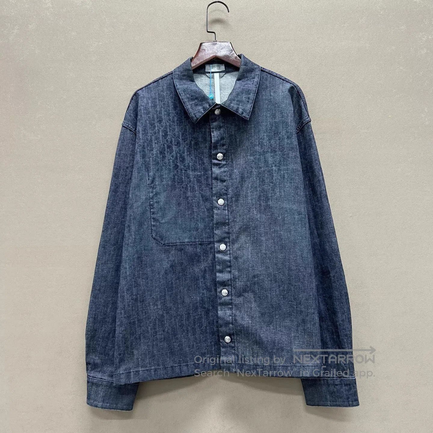 Dior Blue Denim Long Sleeve Button. Size US S / EU 44-46 / 1 - 1 Thumbnail