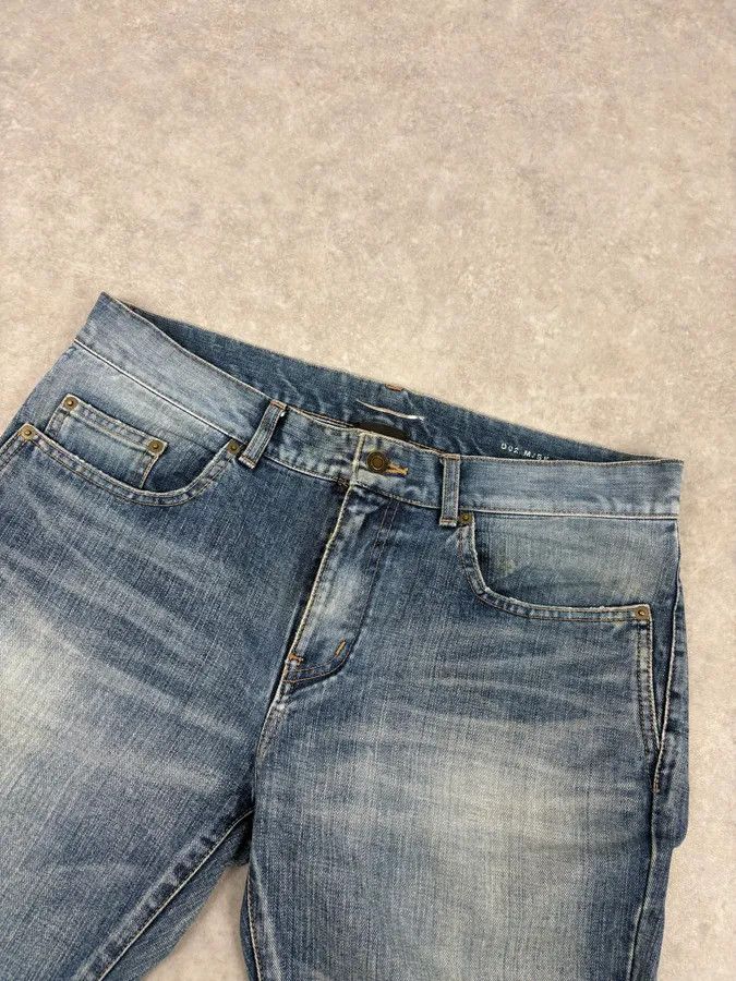 Saint Laurent Paris SS2017 Saint Laurent Blue Slim Denim Jeans Size US 33 - 5 Thumbnail