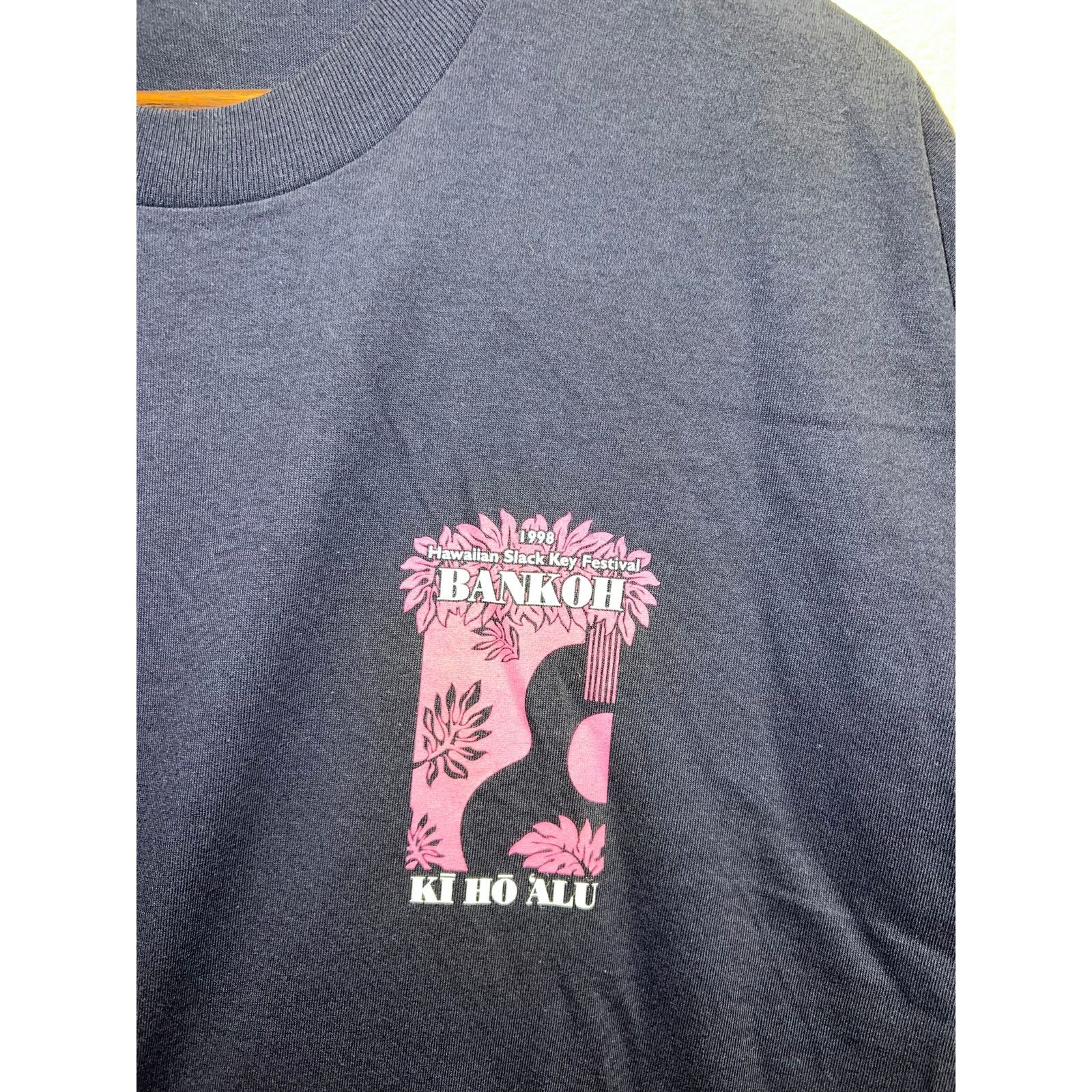 Jerzees Vintage Hawaiian Slack Key Festival Shirt 1998 Maui Tee XL Size US XL / EU 56 / 4 - 3 Thumbnail