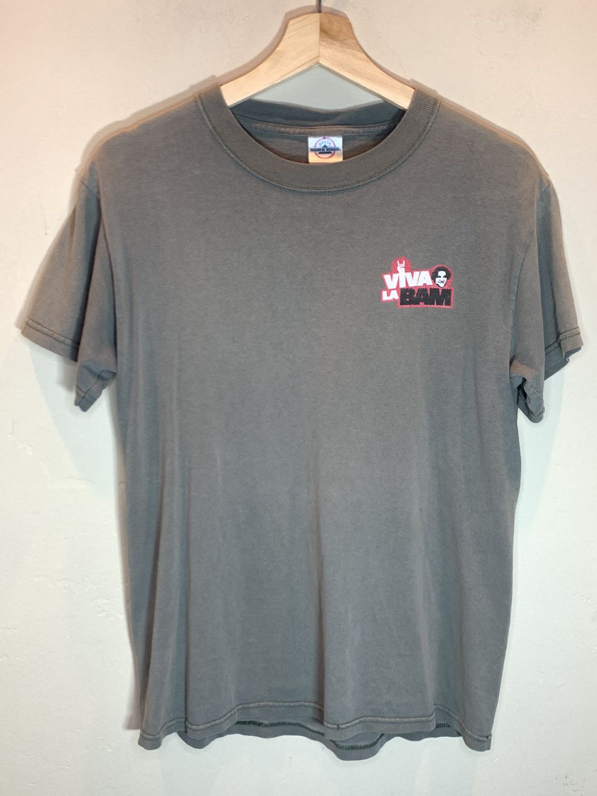 Vintage RARE* Vintage Viva La Bam Margera TV Show 2003 Skate T-Shirt Size US S / EU 44-46 / 1 - 2 Thumbnail