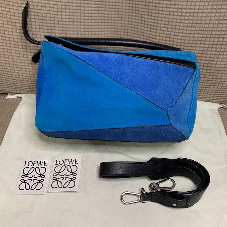 loewe Suede spelled classic cowhide bag 2503-Nextarrow