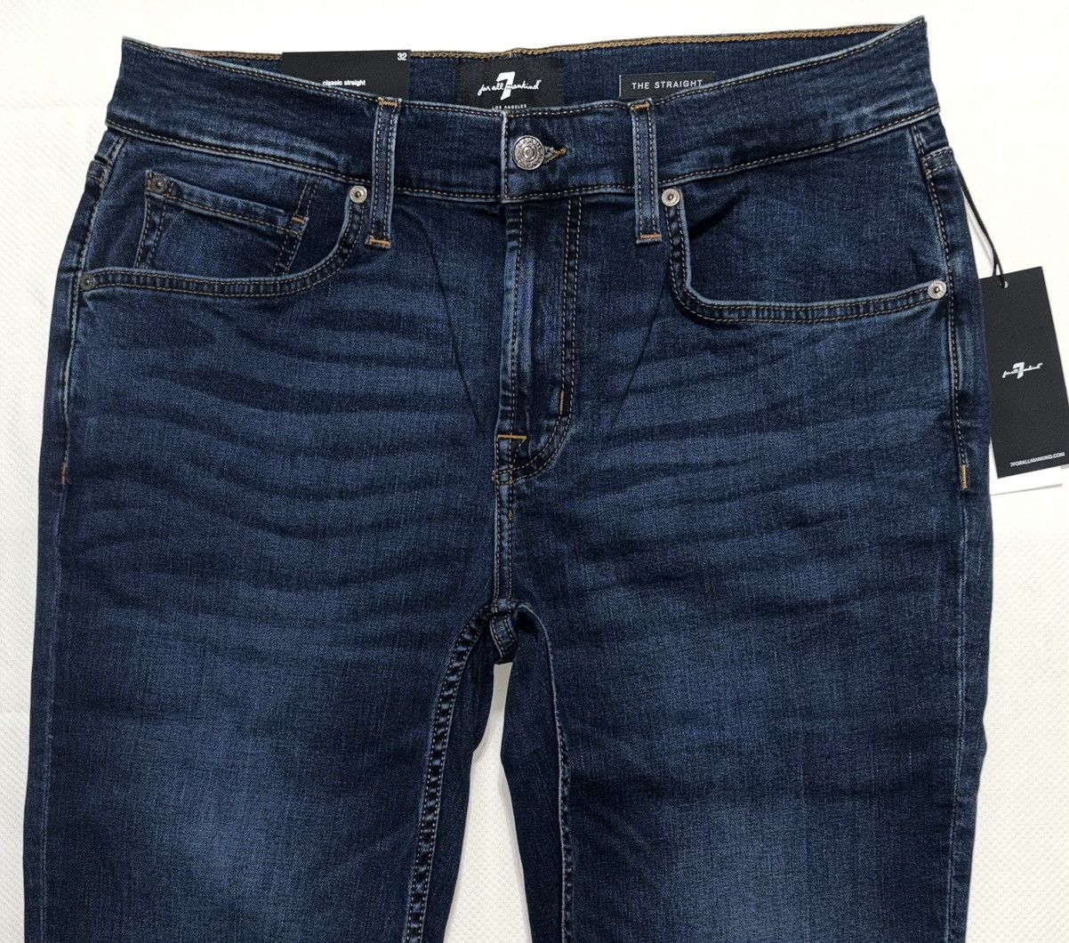 7 For All Mankind 7 For All Mankind Men’s The Straight in Warm Braw 32W/ 33In Size US 32 / EU 48 - 3 Thumbnail