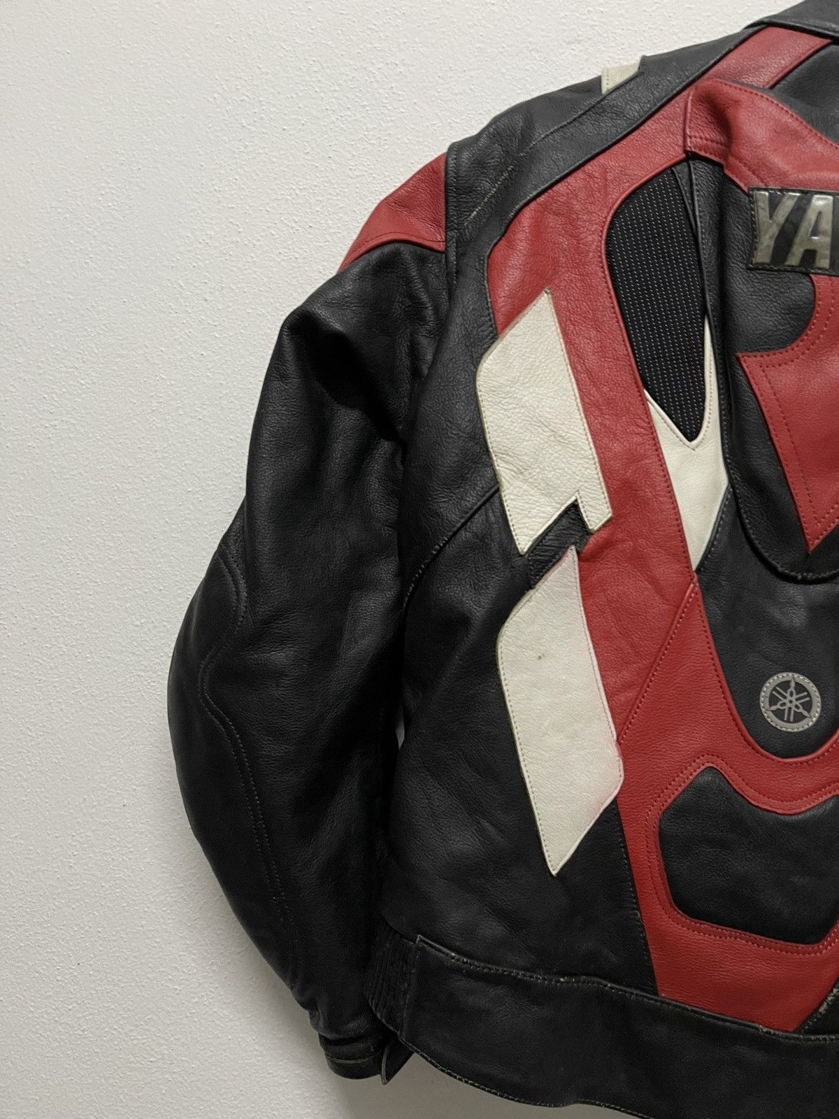 Yamaha 90s YAMAHA RACING LEATHER JACKET RARE DESIGN Size US XS / EU 42 / 0 - 18 Thumbnail
