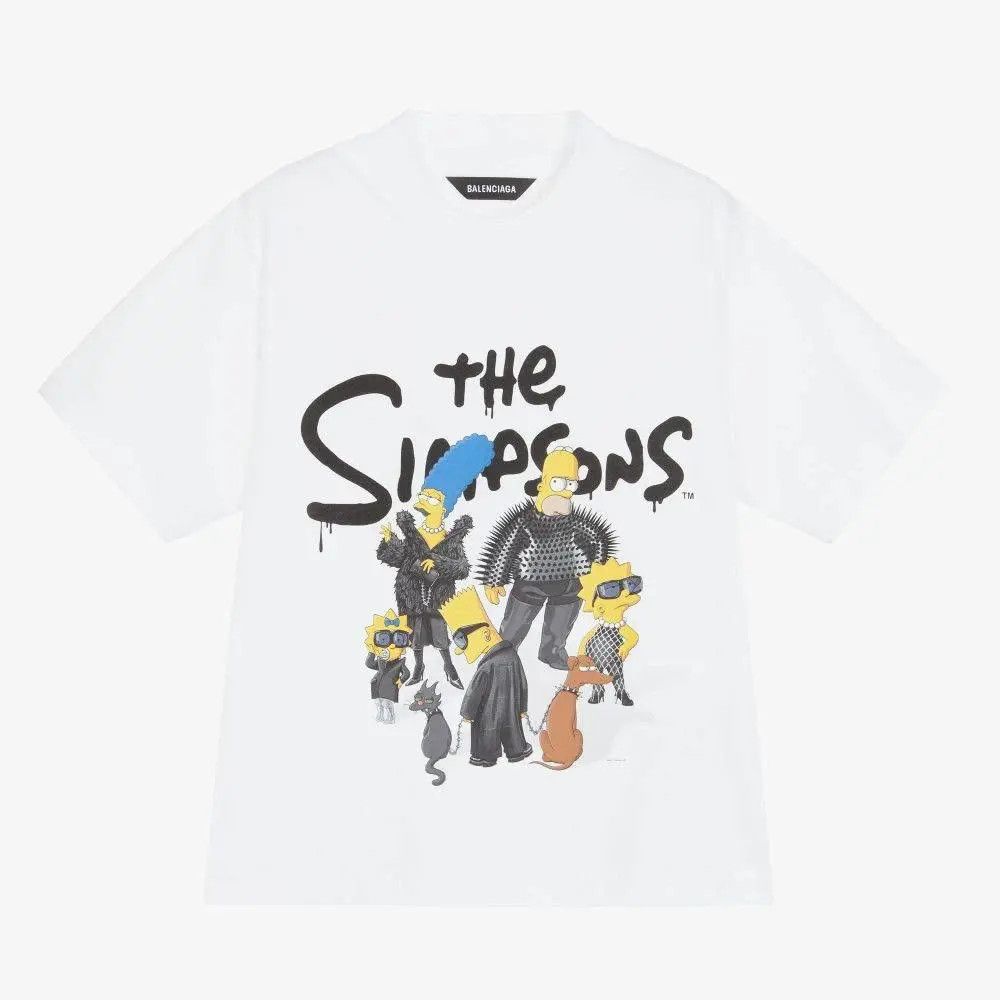 Balenciaga o1s1rm0924 Kids T-Shirt in White Size US XXS / EU 40 - 1 Thumbnail