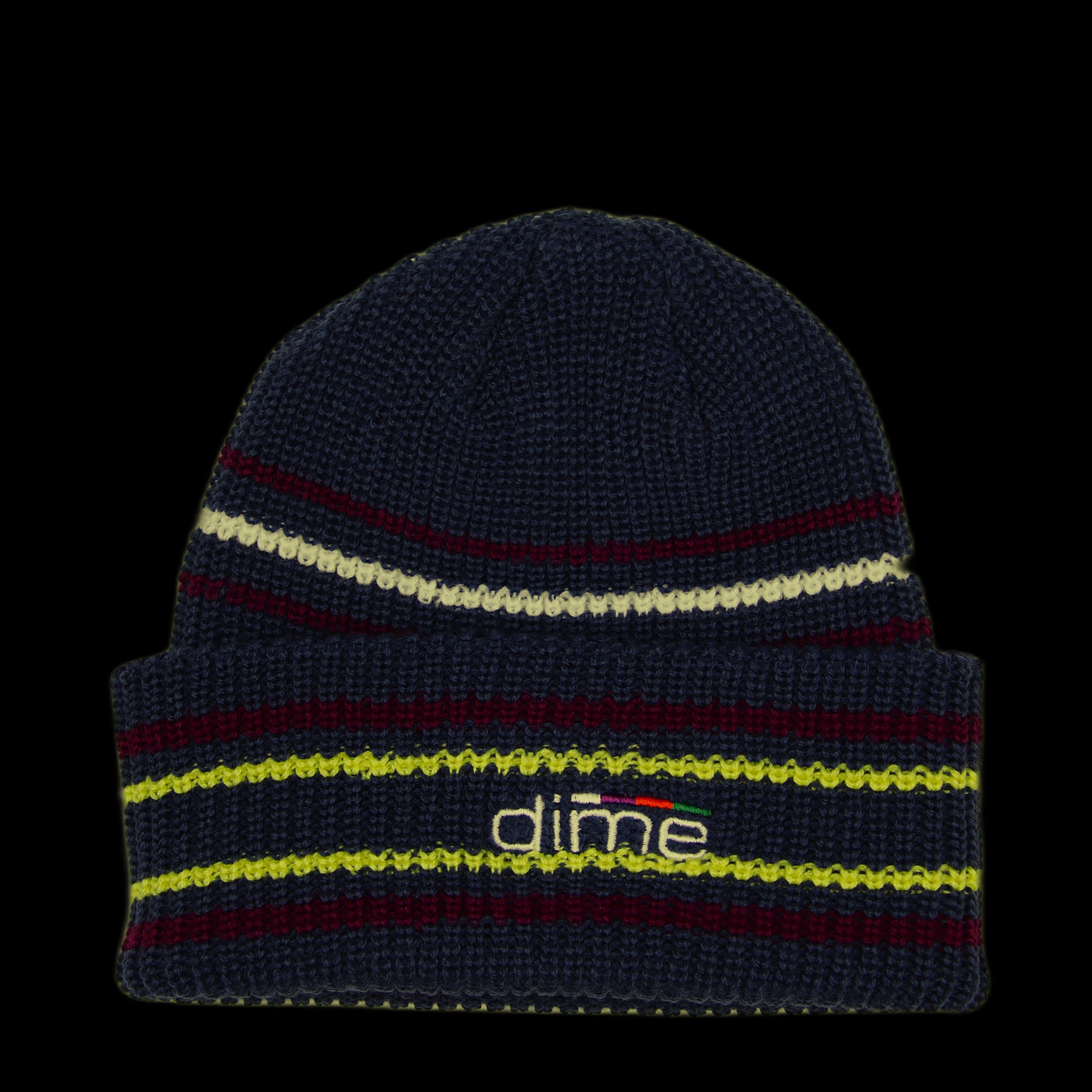 image of Tuque Dime Striped Beanie Navy, Men's