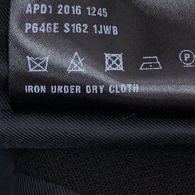 Prada Prada Black wool lapel long-sleeved coat 2503-Nextarrow Size XS / US 0-2 / IT 36-38 - 7 Thumbnail