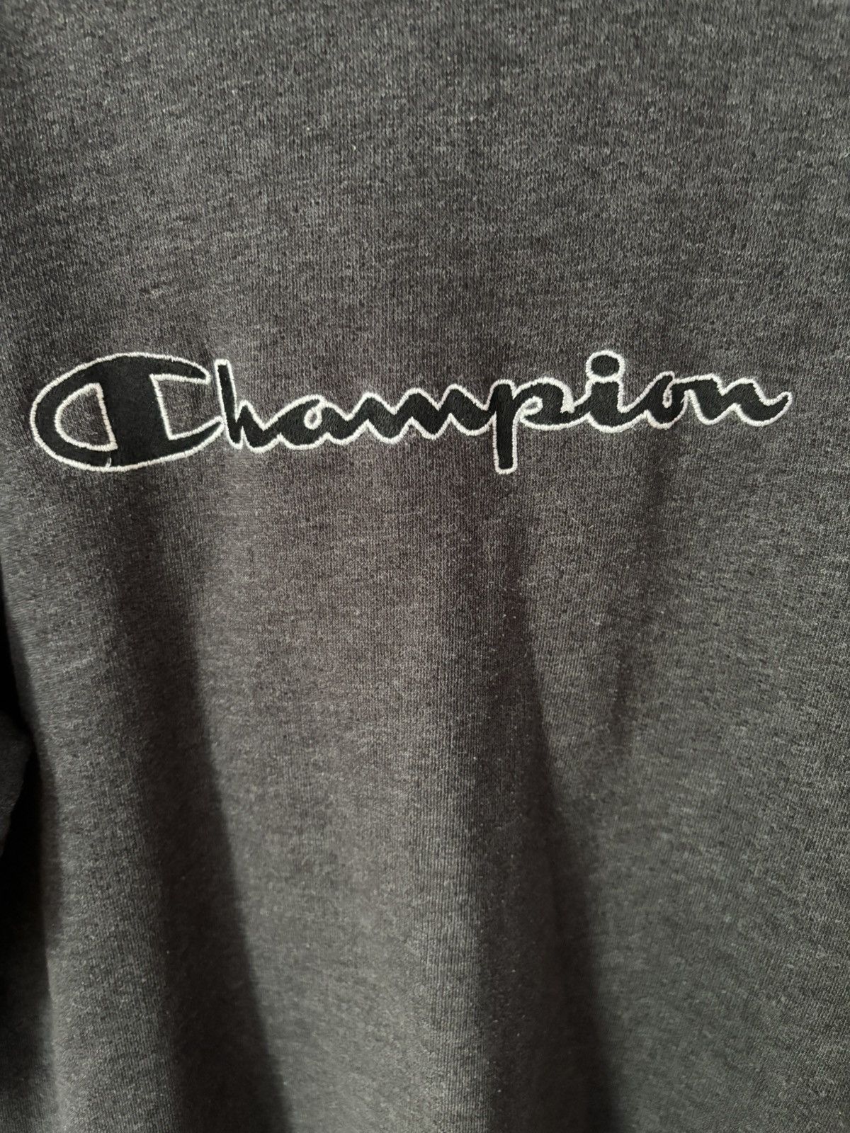 Champion Champion Grey Striped Hoodie Size M / US 6-8 / IT 42-44 - 2 Thumbnail