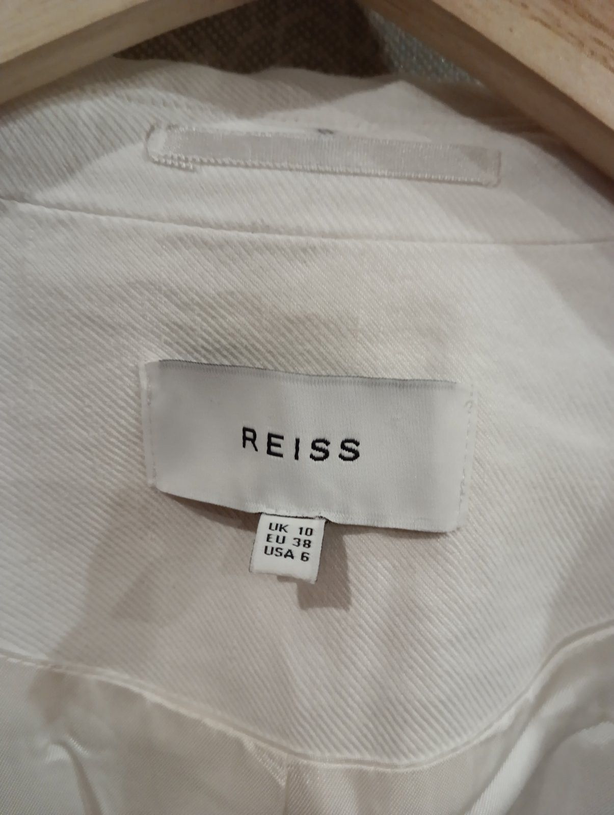 Reiss Reiss Willow Regular Linen Blend Double Breasted Blazer Size M / US 6-8 / IT 42-44 - 10 Thumbnail