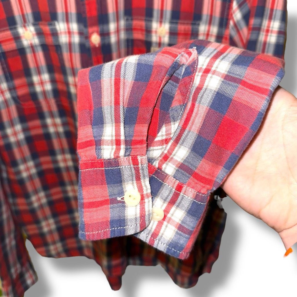Polo Ralph Lauren Red White & Blue Polo Ralph Lauren Denim Supply Flannel Shir Size US L / EU 52-54 / 3 - 8 Thumbnail