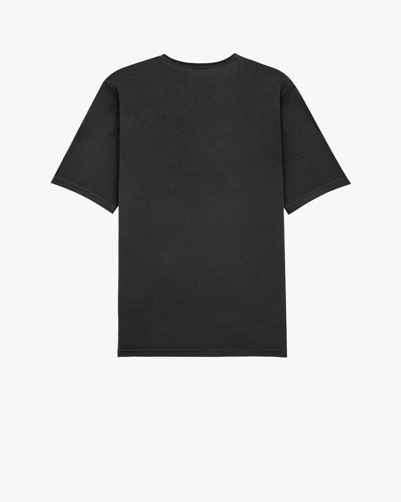 Saint Laurent Paris o1bcso1str0426 T-Shirt in Black Size US XL / EU 56 / 4 - 2 Thumbnail