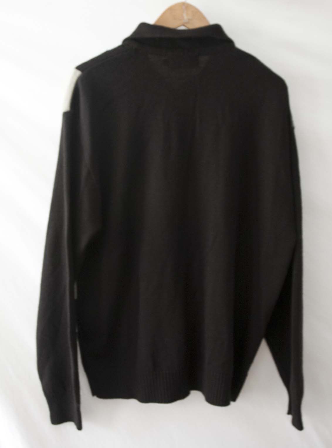 Gran Sasso Gran Sasso Sweater 1/4 Zip Size XL Black / Gray Size US XL / EU 56 / 4 - 7 Thumbnail