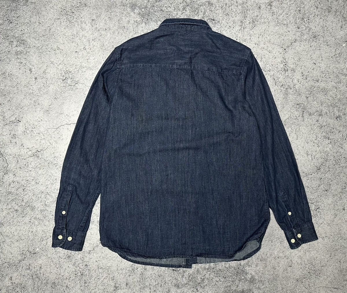 Folk Folk Denim Indigo Shirt Size 4 Size US L / EU 52-54 / 3 - 9 Thumbnail