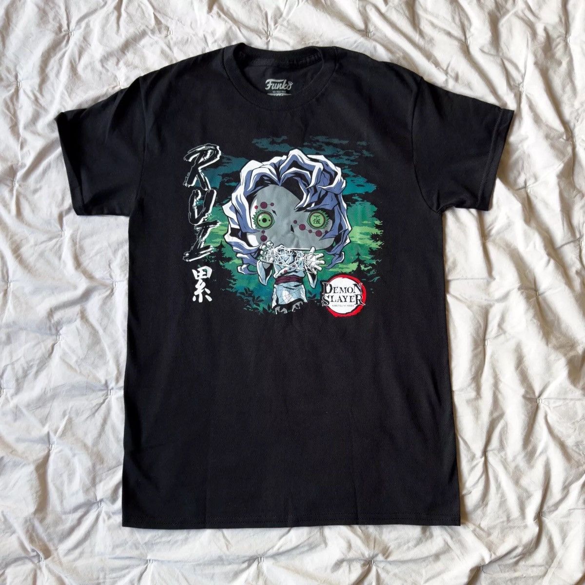 Other New Funko Pop! Tees Demon Slayer Rui T-Shirt Small GameStop Size US S / EU 44-46 / 1 - 1 Thumbnail