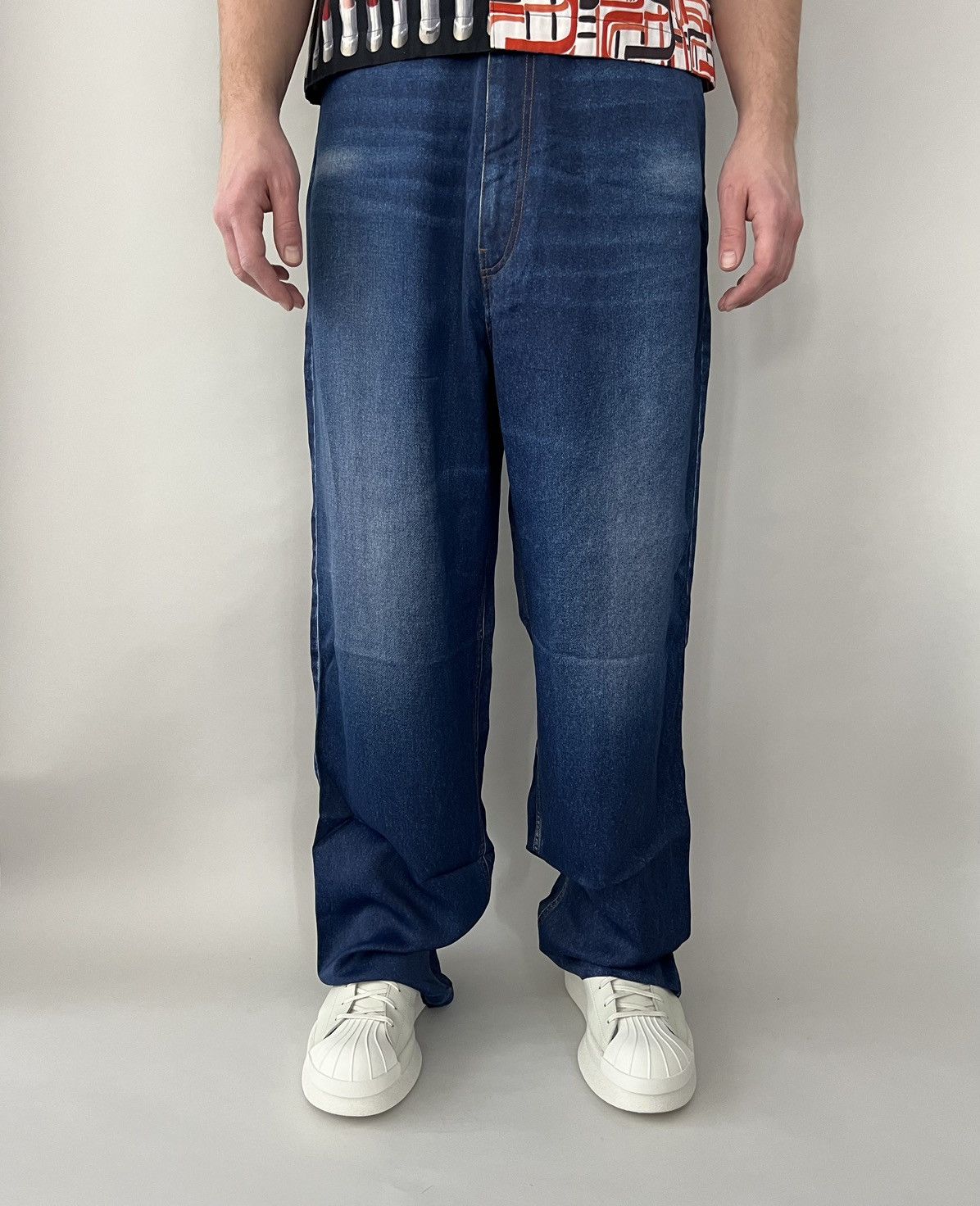 Balenciaga Balenciaga Baggy Trompe L'oeil Jeans Size US 32 / EU 48 - 1 Thumbnail