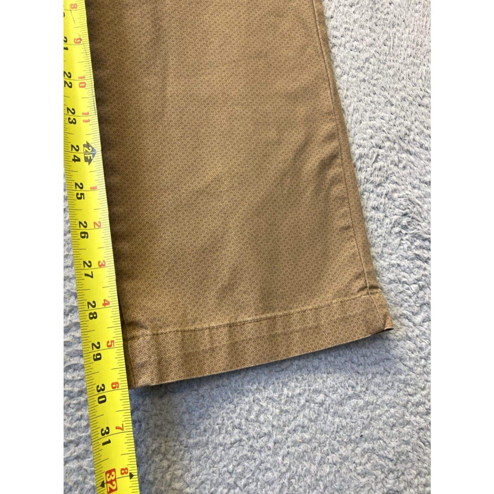 Banana Republic BANANA REPUBLIC Mens Chino Pants Light Brown 36x30 Straight Fit 5-Pocket Easy Care Machine Washable Size US 36 / EU 52 - 5 Thumbnail