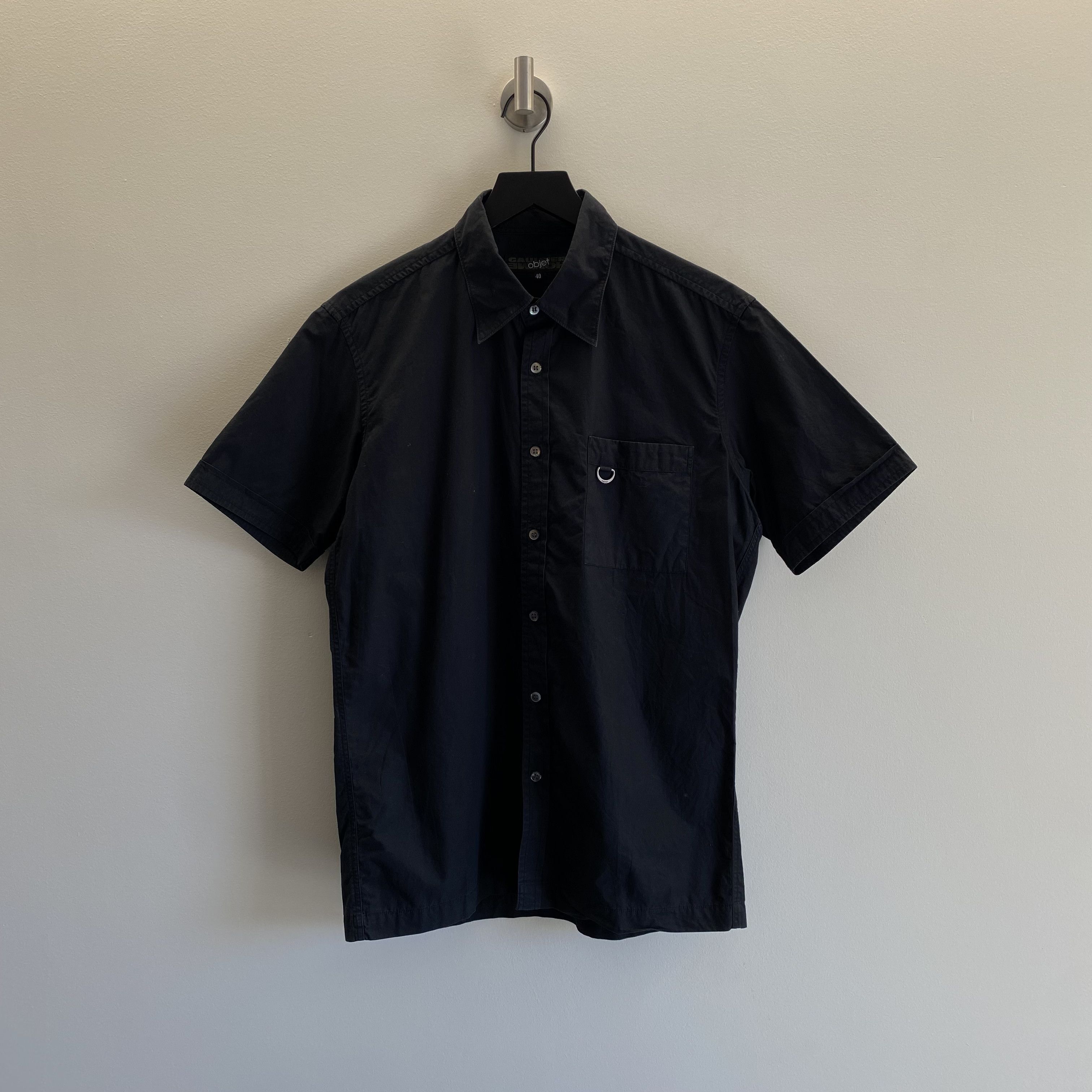 Jean Paul Gaultier Gaultier Homme Pierced Short Sleeve Shirt Size US L / EU 52-54 / 3 - 1 Thumbnail