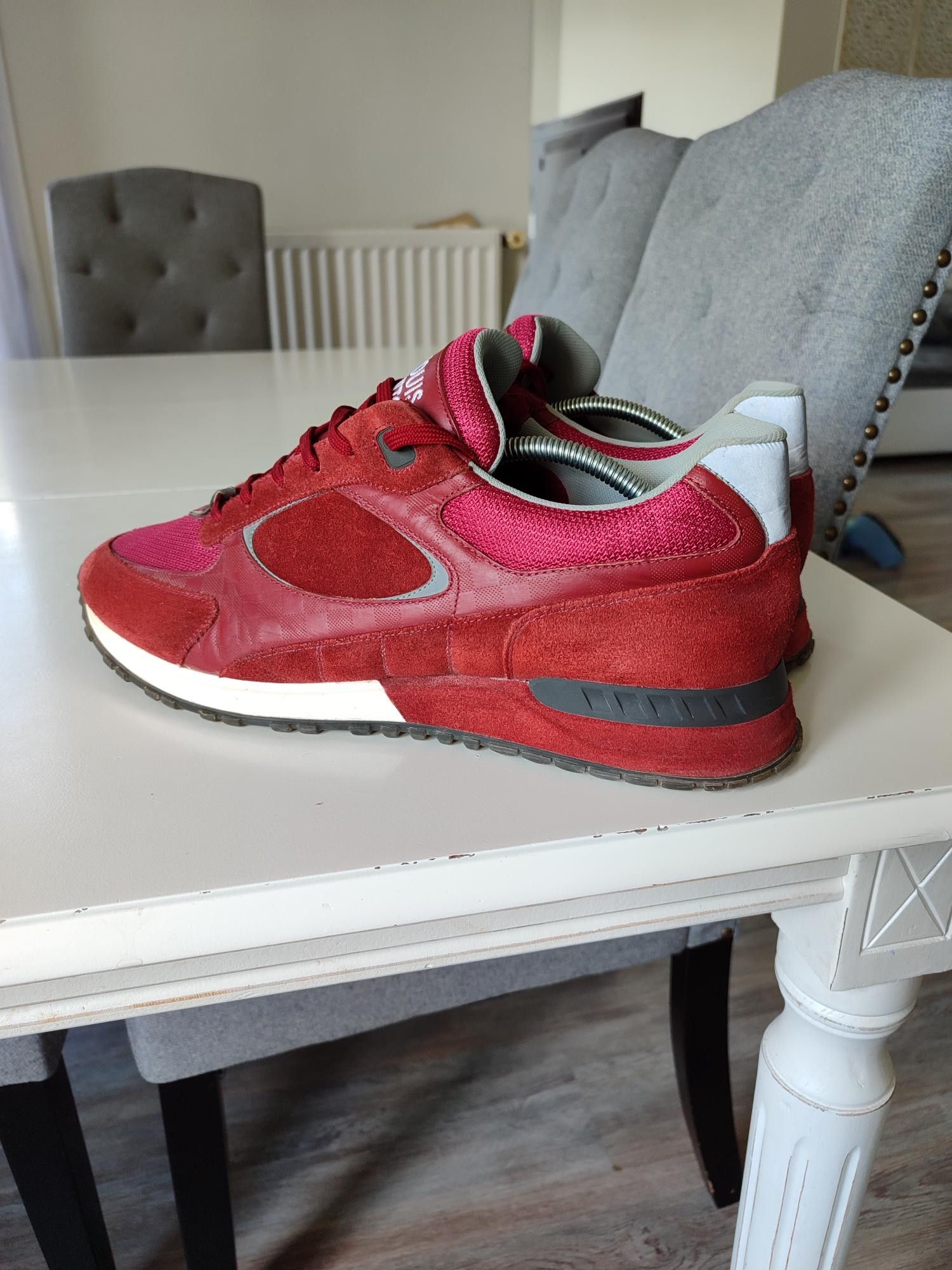 Louis Vuitton BASKETS LOUIS VUTTON RUN AWAY RED Size US 11.5 / EU 44-45 - 9 Thumbnail