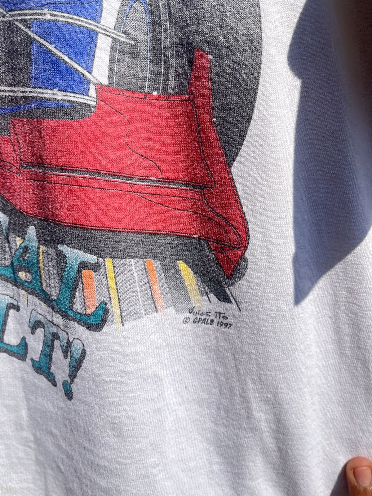 Vintage Vintage faded F-1 tee 1997s’ Size US XL / EU 56 / 4 - 3 Thumbnail