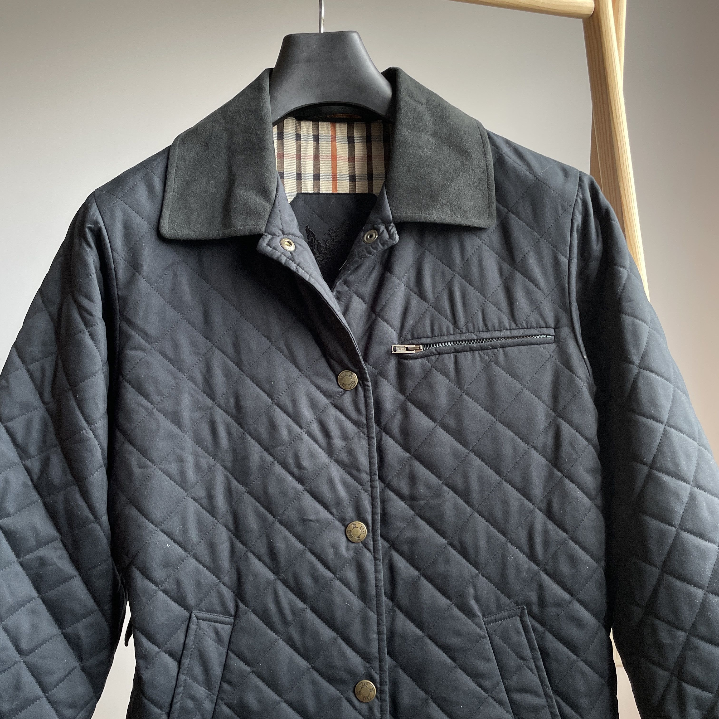 DAKS Daks London Vintage Womens Quilted Jacket Size UK 14 Size L / US 10 / IT 46 - 5 Thumbnail
