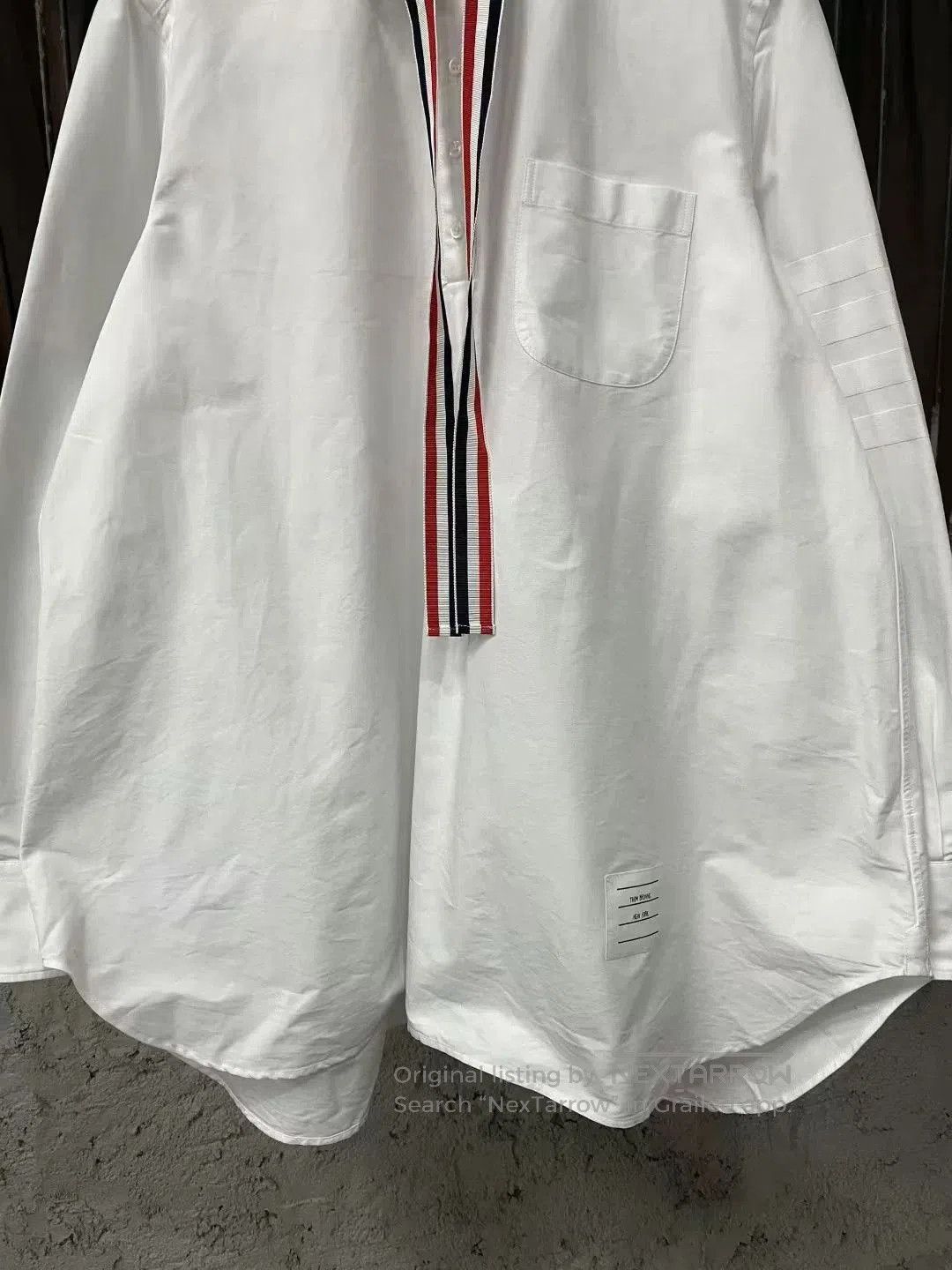 Thom Browne Thom Browne TB Stripe Long Sleeve Shirt. Size US XS / EU 42 / 0 - 4 Thumbnail
