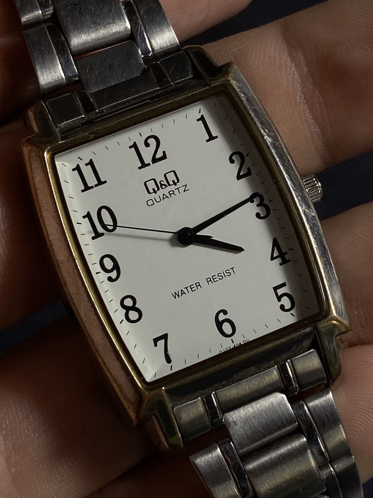 Jewelry Q&Q Quartz Rectangular Watch – Classic Appeal Japanese Brand Size ONE SIZE - 12 Thumbnail