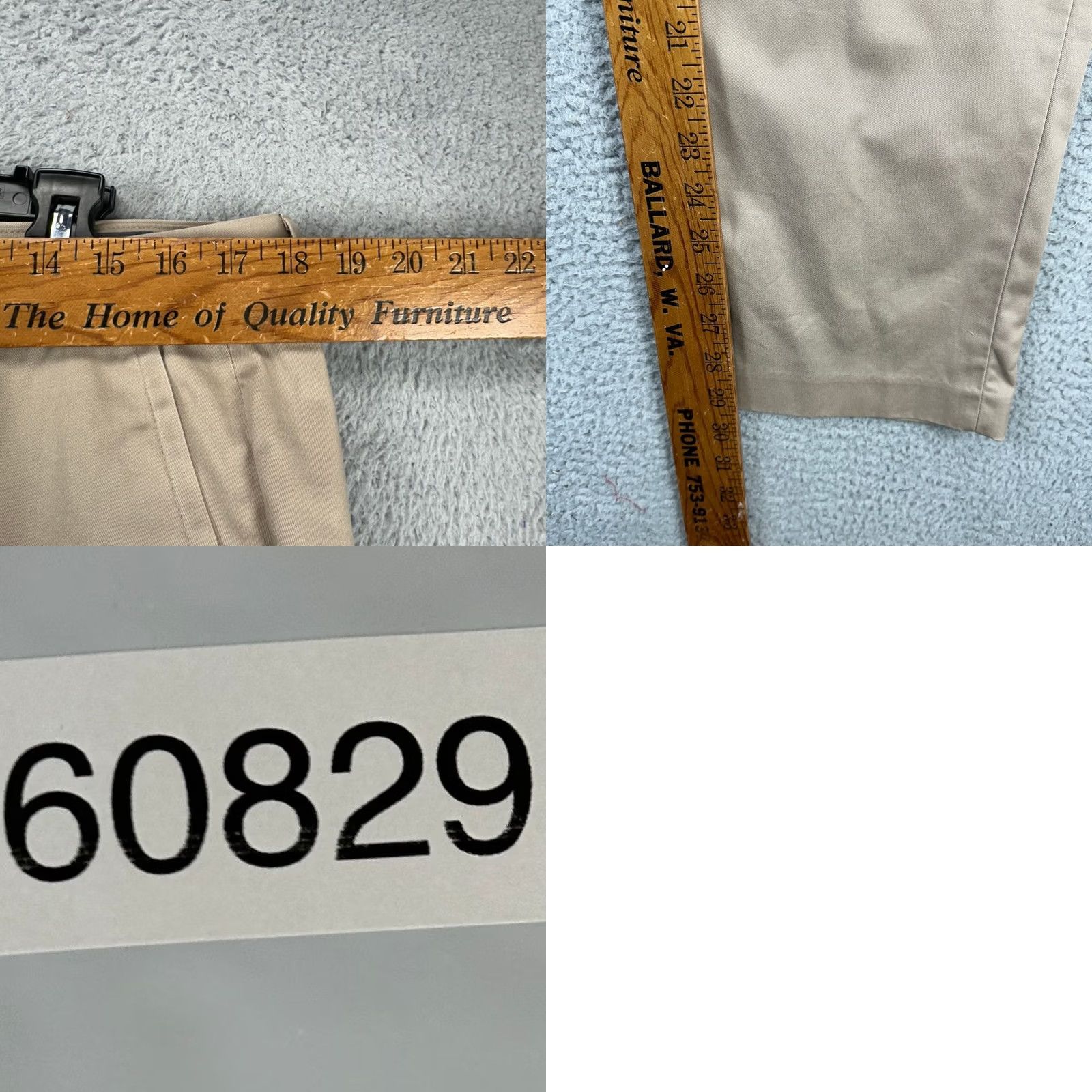 Bonobos Bonobos Pants Mens 34X30 Wednesday Tan Khakis Slim Stretch Flat Front Pockets Slim Badged Casual Size US 34 / EU 50 - 8 Thumbnail