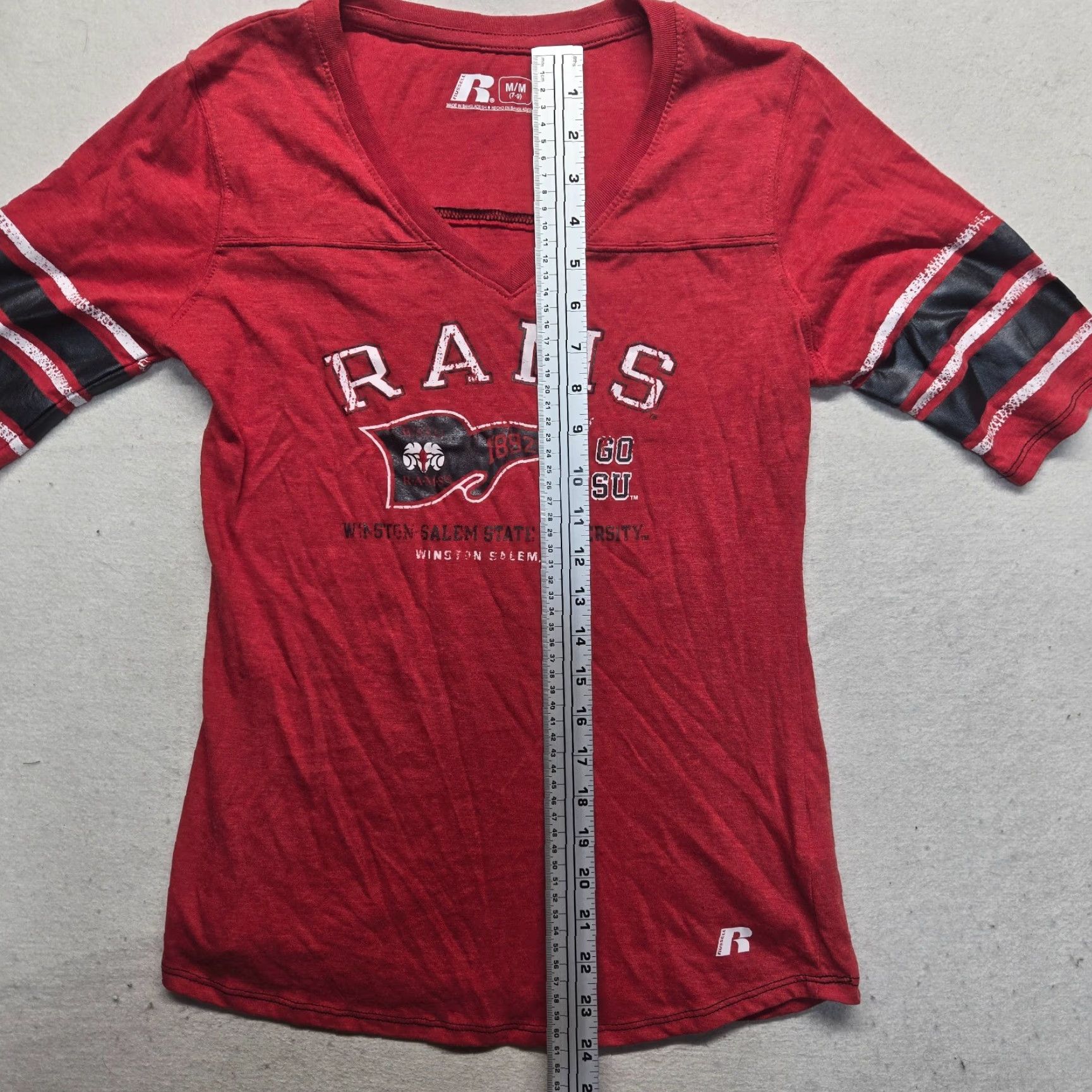 Vintage Winston-Salem State University Tee T-Shirt Logo Red Adult Women's Size M Medium Size M / US 6-8 / IT 42-44 - 6 Thumbnail