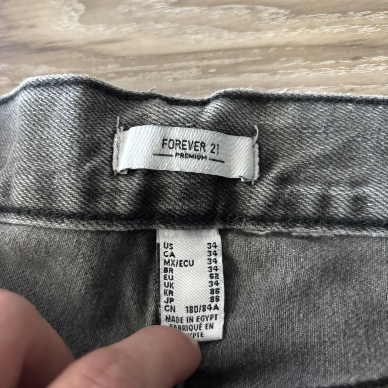 Vintage Crazy Vintage Y2K/2000s Faded Black Grunge Denim Jeans! 34x27 Size US 34 / EU 50 - 7 Thumbnail