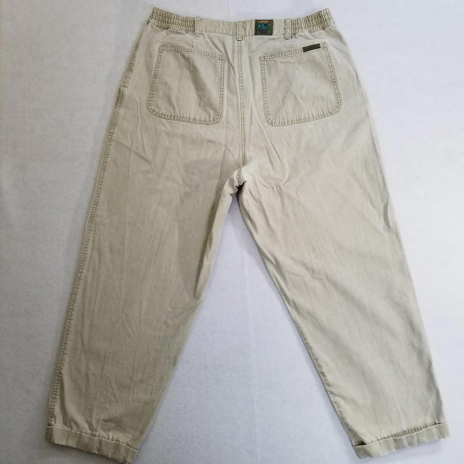 Royal Robbins Royal Robbins 40x27* Beige Wide Pants Original Size is 40x32 Size US 40 / EU 56 - 2 Thumbnail