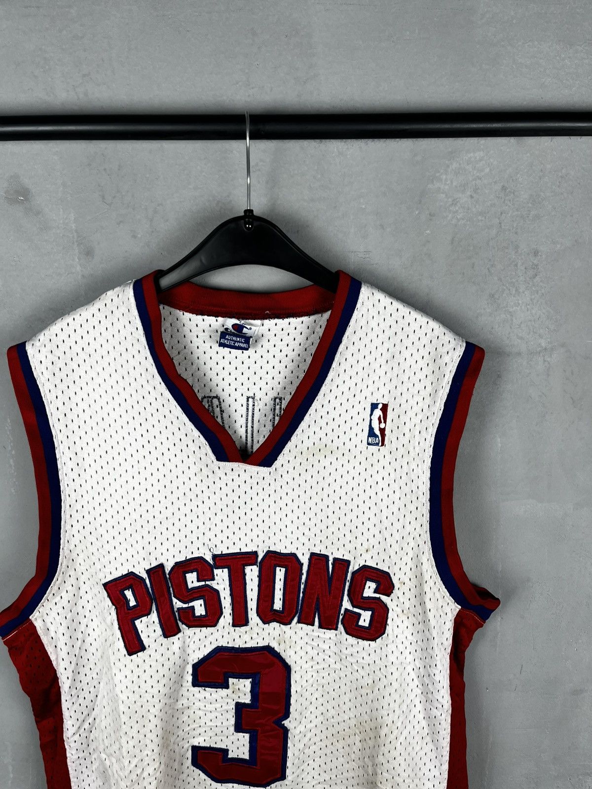 Vintage Champion Detroit Pistons Basketball Jersey Ben Wallace Size US M / EU 48-50 / 2 - 4 Thumbnail