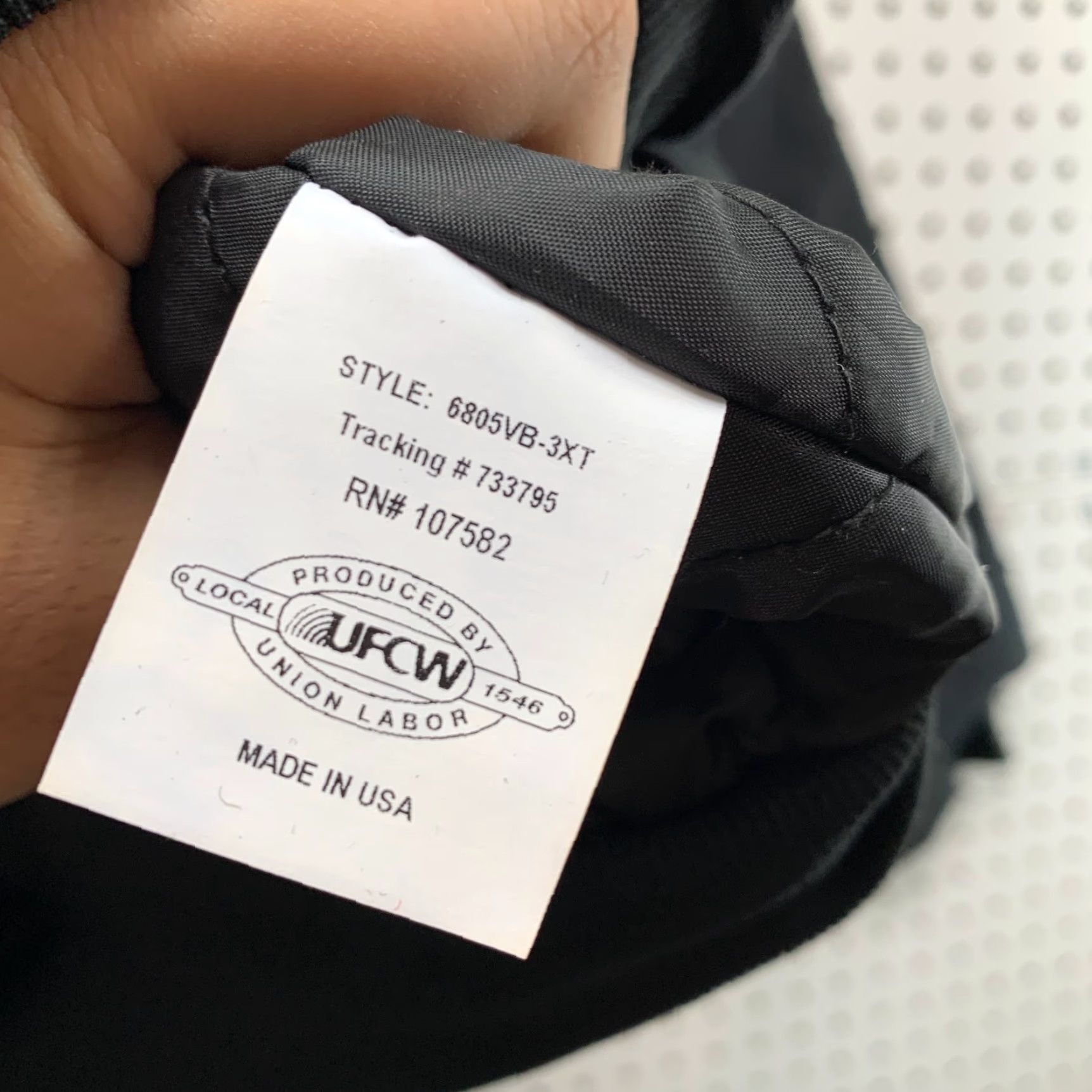 Vintage VINTAGE Union Line Canvas Jacket 3XL Tall Black Verizon Bomber Detroit Workwear Made USA Jacket Mens Size US XXL / EU 58 / 5 - 5 Thumbnail