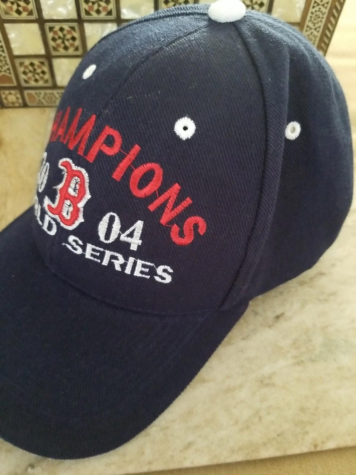 Other World Series Champions Boston Red Sox MLB 2004 Vtg Hat Cap Size ONE SIZE - 4 Thumbnail