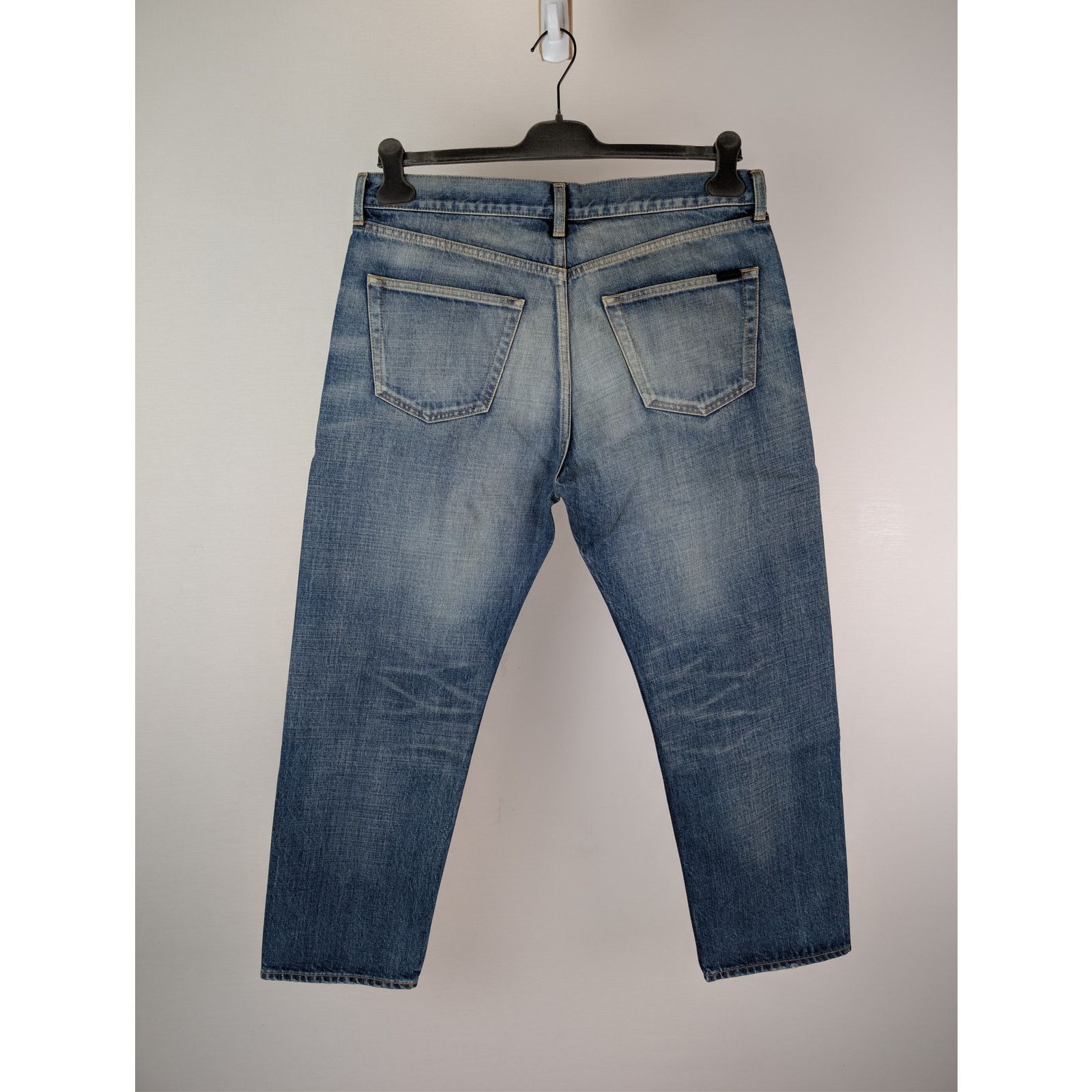 Saint Laurent Paris o1rshd1 Mick Jeans in Authentic Vintage Blue Size US 33 - 9 Thumbnail
