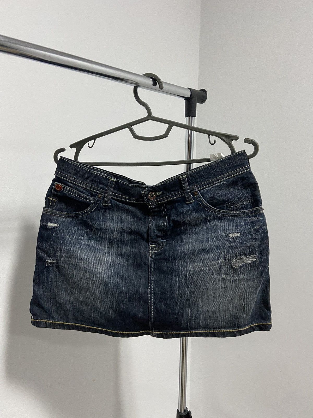 Evisu × Puma × Vintage Puma Evisu skirt seagull vintage dress women's Size 31" - 2 Thumbnail