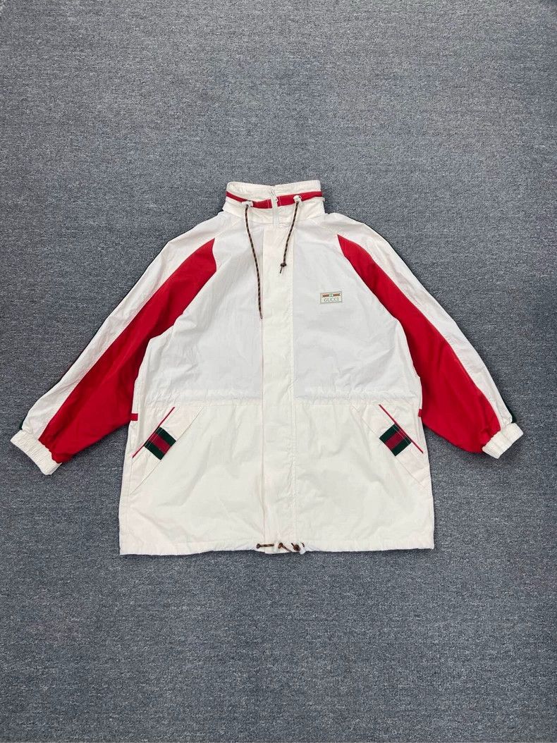 Gucci Gucci Logo Long Sleeve Hooded Jacket Size US L / EU 52-54 / 3 - 1 Thumbnail