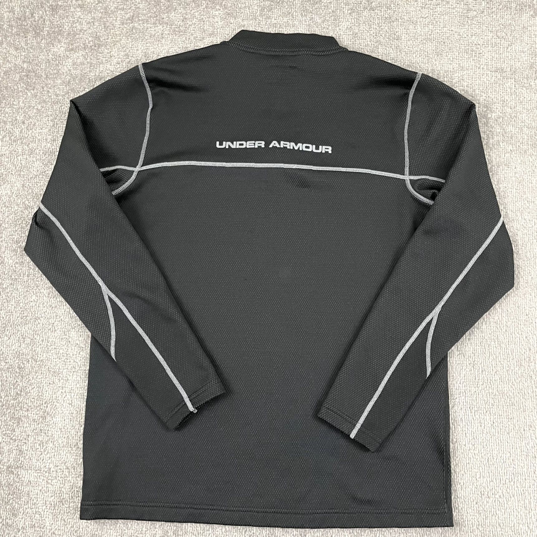 Under Armour Under Armour Pullover Mens XL Regular Fit ColdGear Mock Neck Quarter Zip Stretch Jacket Size US XL / EU 56 / 4 - 3 Thumbnail