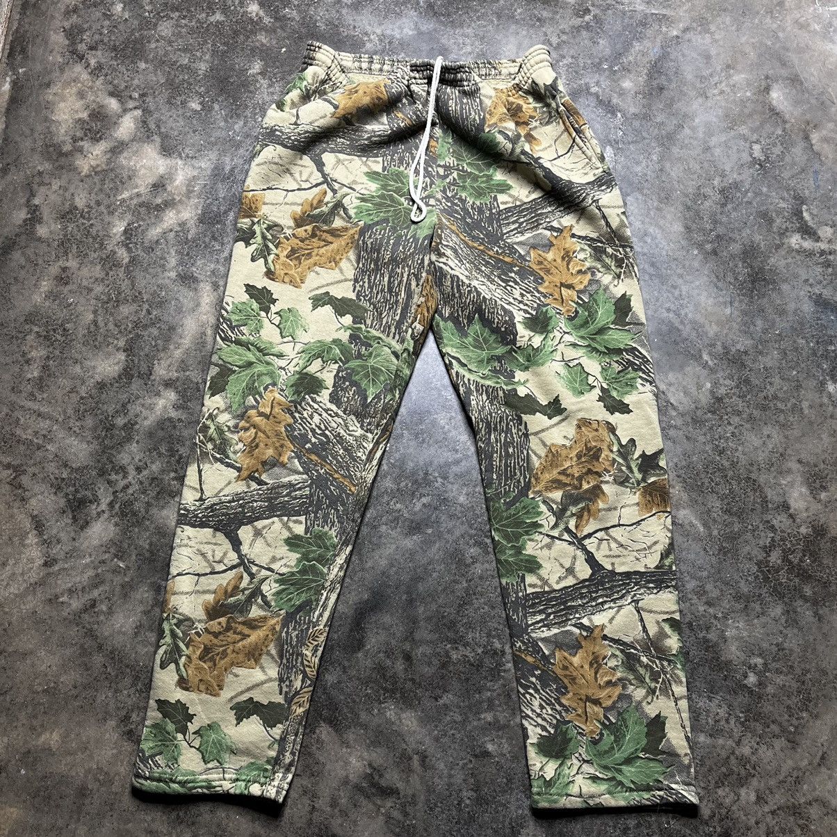 Vintage vintage camo baggy heavyweight sweatpants Size US 36 / EU 52 - 5 Thumbnail