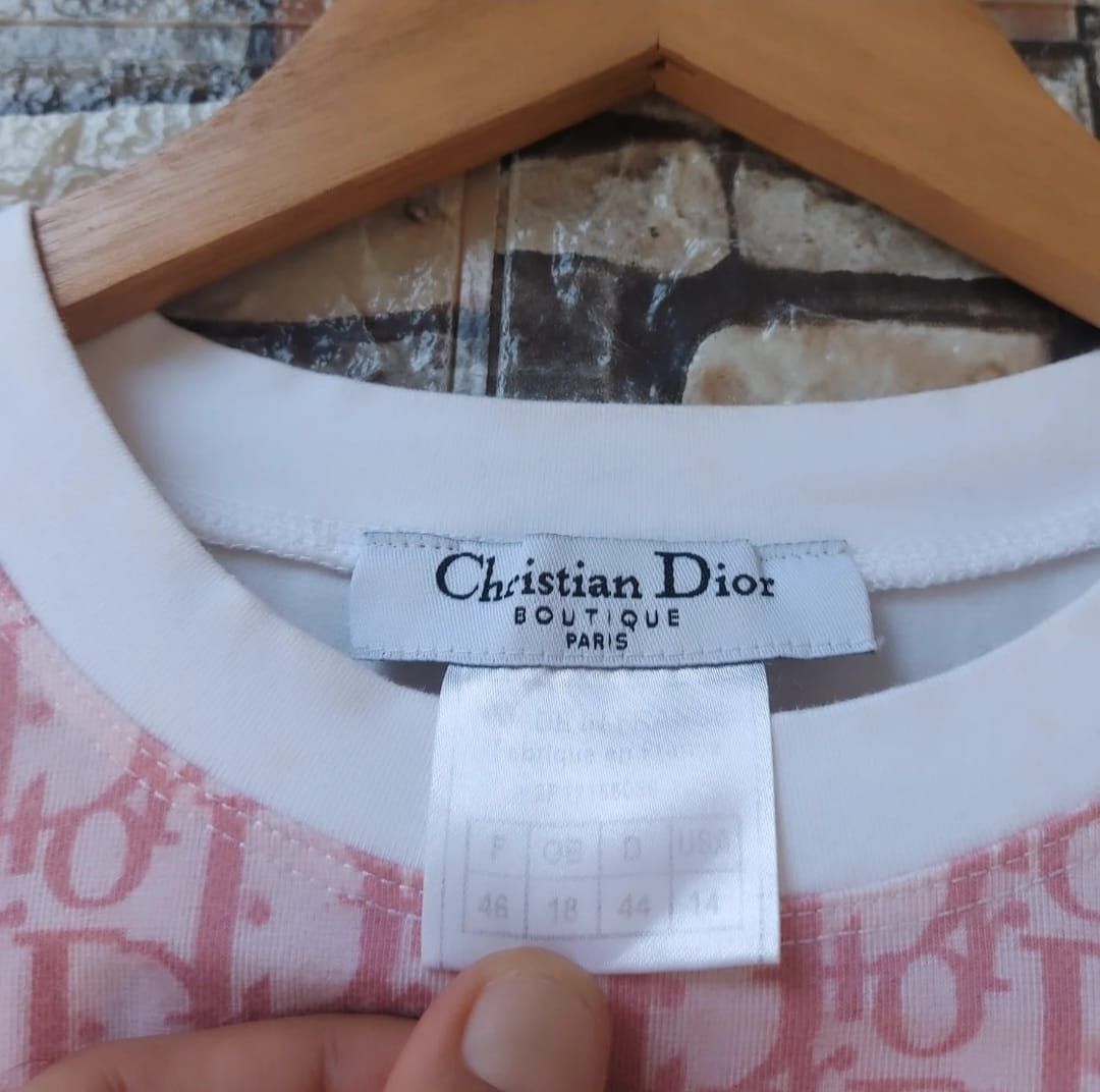 Christian Dior Monsieur Vintage Christian Dior Monogram Tshirt Size M / US 6-8 / IT 42-44 - 8 Thumbnail