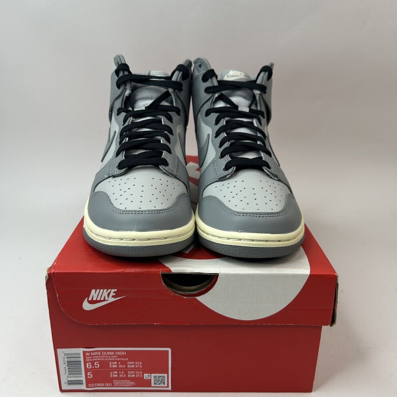 Nike Nike Dunk High WMNS “Aged Grey/Grey Sail” 2023 Size US 6.5 / IT 36.5 - 2 Thumbnail