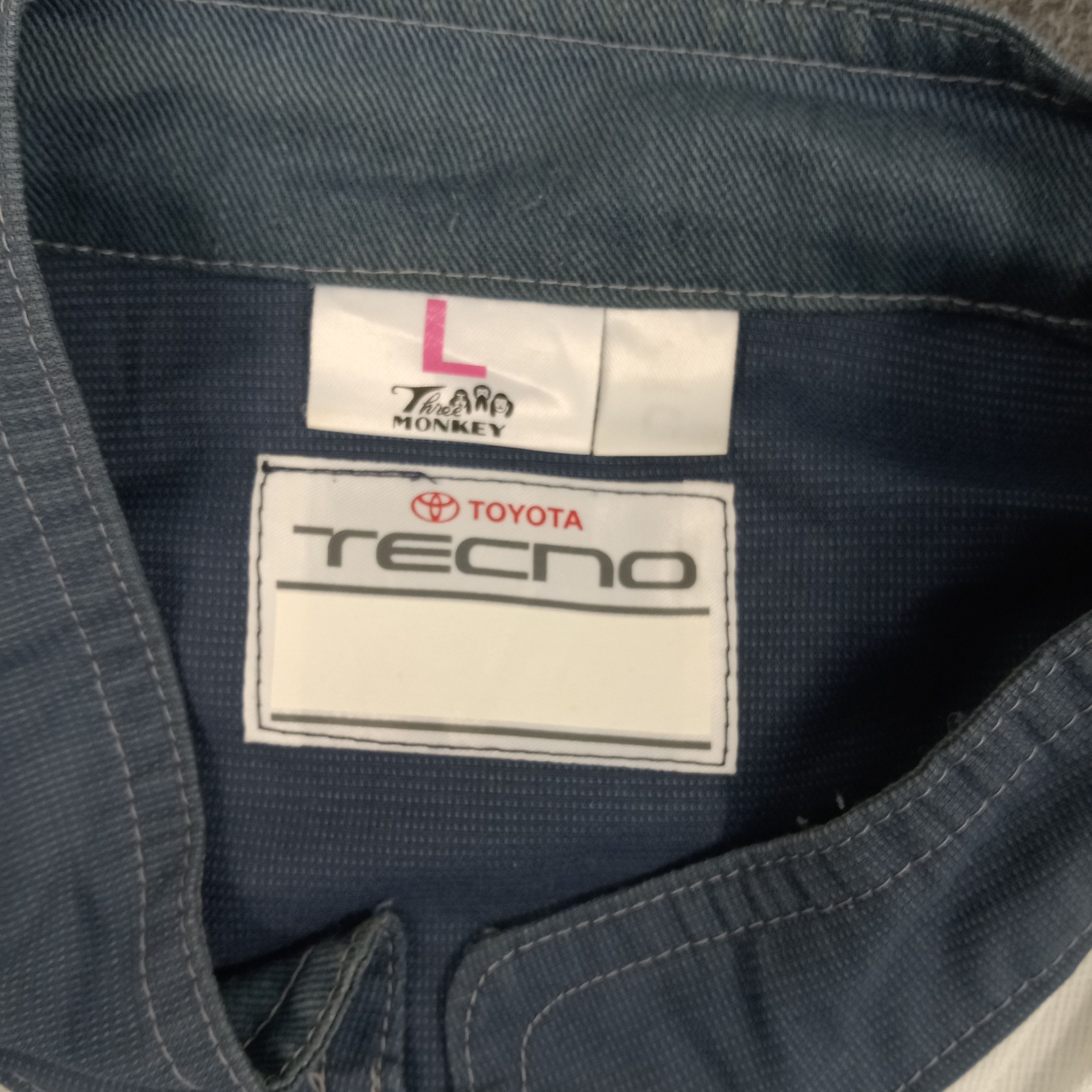 Japanese Brand × Vintage Toyota Tecno Japanese Racing Coverall Jacket Size US M / EU 48-50 / 2 - 7 Thumbnail