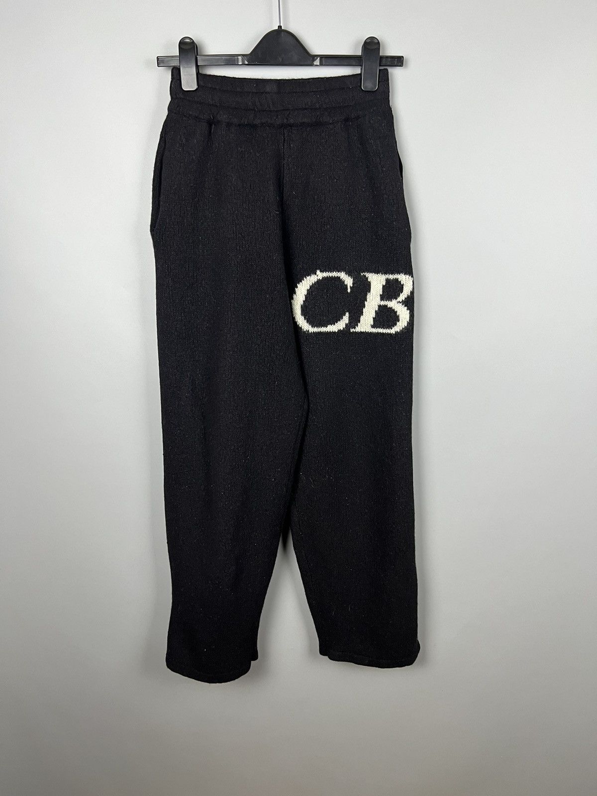 (S-M) COLE BUXTON WOOL KNIT LOGO PANTS