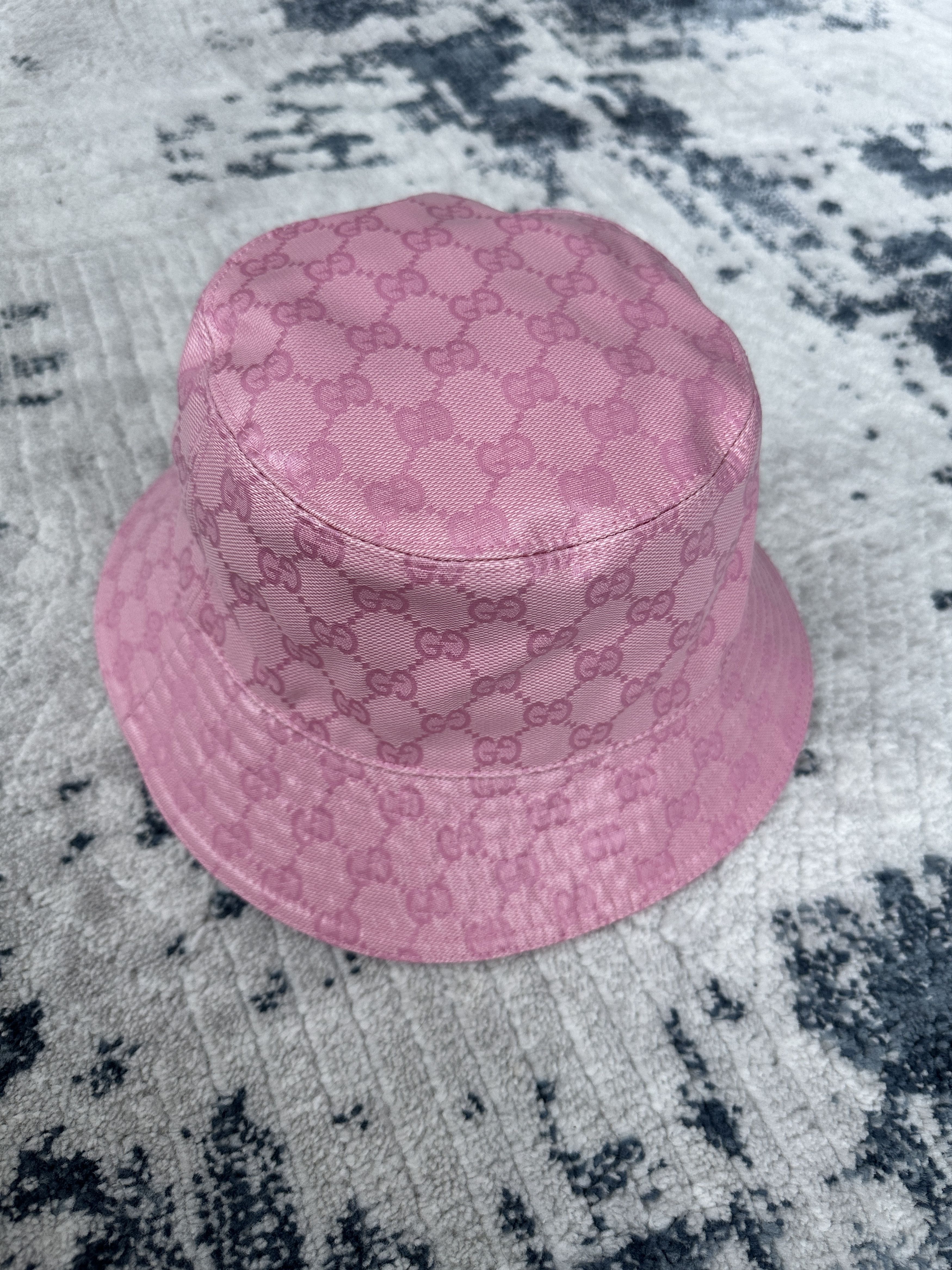 Gucci Gucci GG Pink Bucket Hat Size ONE SIZE - 2 Thumbnail